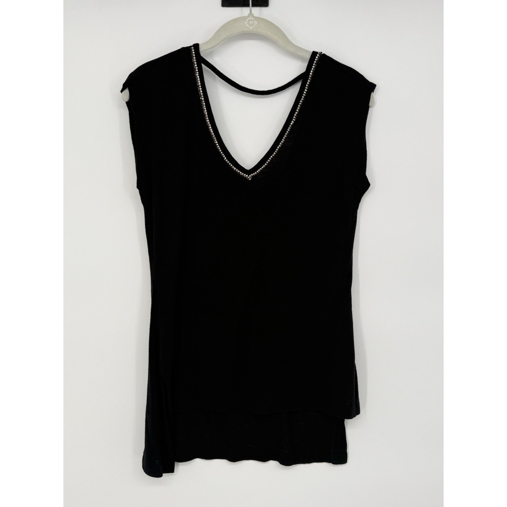 Jennifer Lopez Women's Vneck Sleeveless Top Small